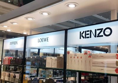 Display acrilico cristal perfumeria