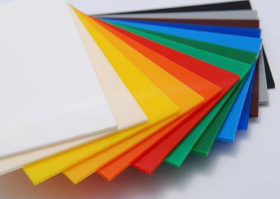 planchas de acrilico de colores
