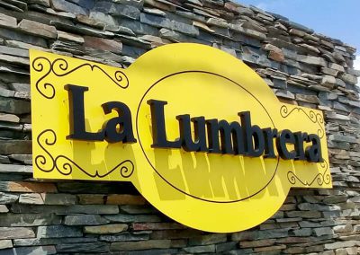 letras cajon chapa galva exterior uv
