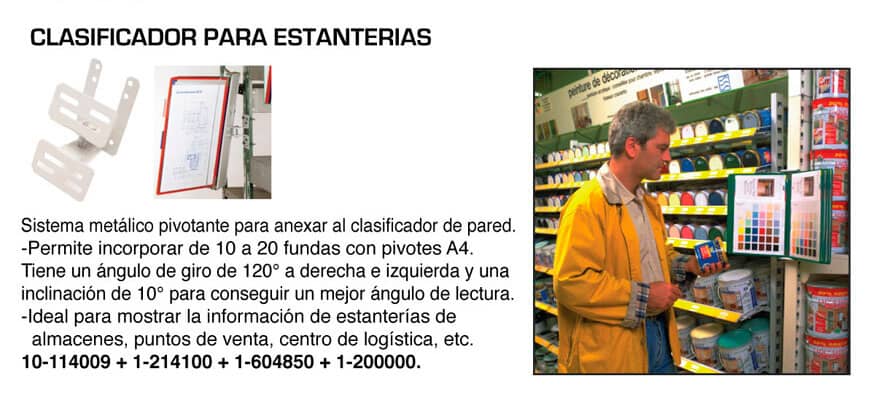 Clasificador para Estanteria